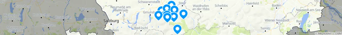 Kartenansicht für Apotheken-Notdienste in der Nähe von Klaus an der Pyhrnbahn (Kirchdorf, Oberösterreich)
